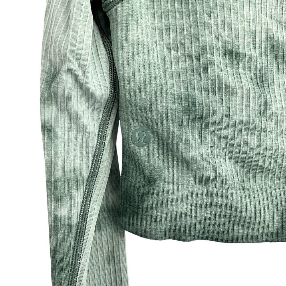 Lululemon Ebb to Street Long Sleeve Shirt Marble Dye Marble Dye Tidewater Te 6 - Picture 5 of 6